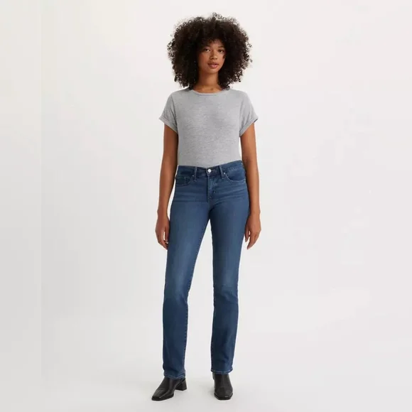 Levi’s 314 Shaping straight Women's Blue Jeans size 29 - Picture 2 of 14